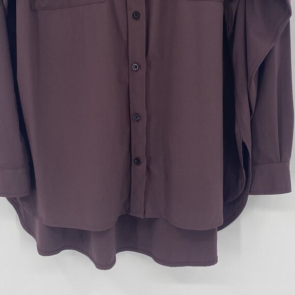 Duluth Trading Womens Size 2X Deep Burgundy Flexcellence Shirt Hiking Outdoor - Picture 7 of 9